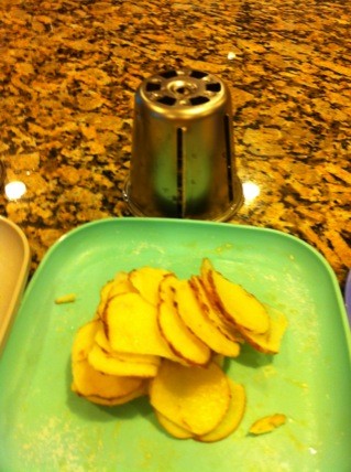 Kitchen aid Mixer/Veg slicer vs potatoes