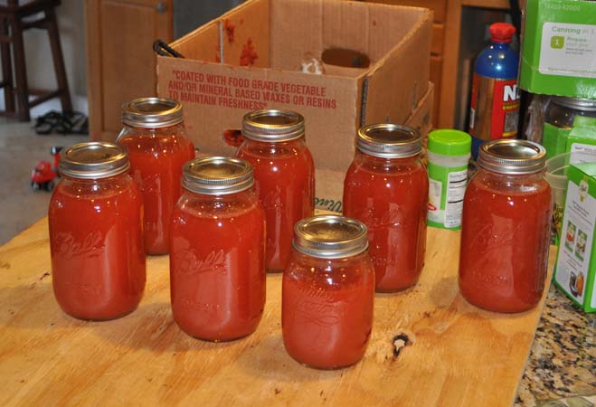 My first attempt at canning.