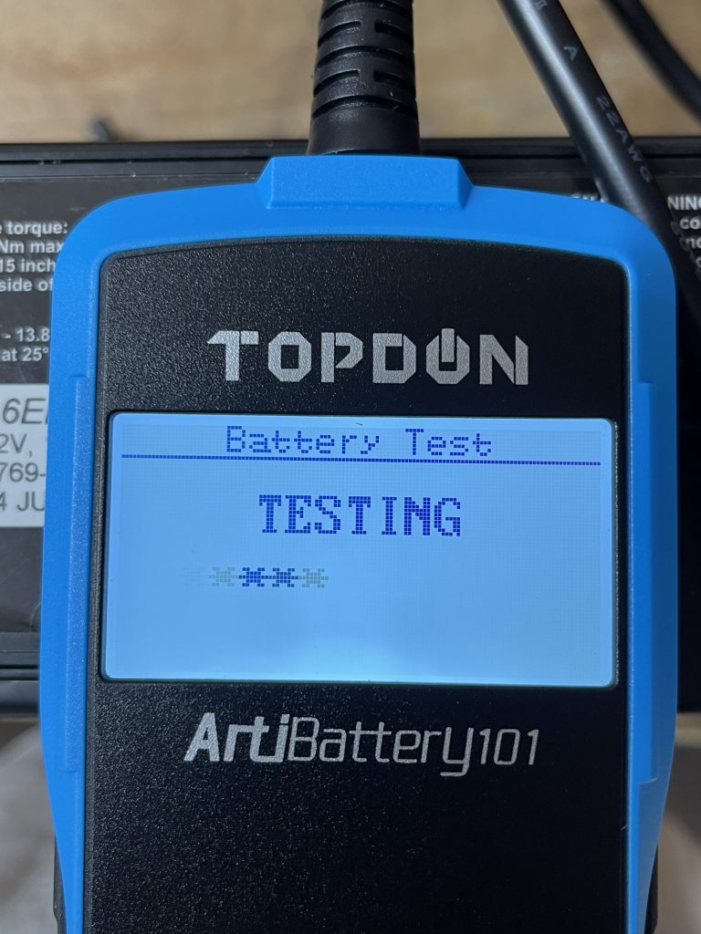 Topdon meter testing
